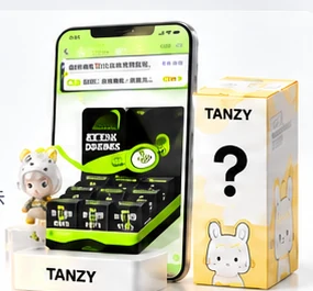 抽盒机产品界面：盒柜展示与开盒动画
